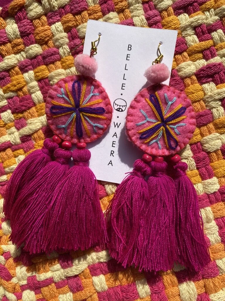 Bellewaera Handmade Tassel Earrings