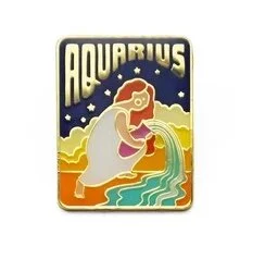 Aquarius Enamel Pin