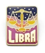 Libra Enamel Pin