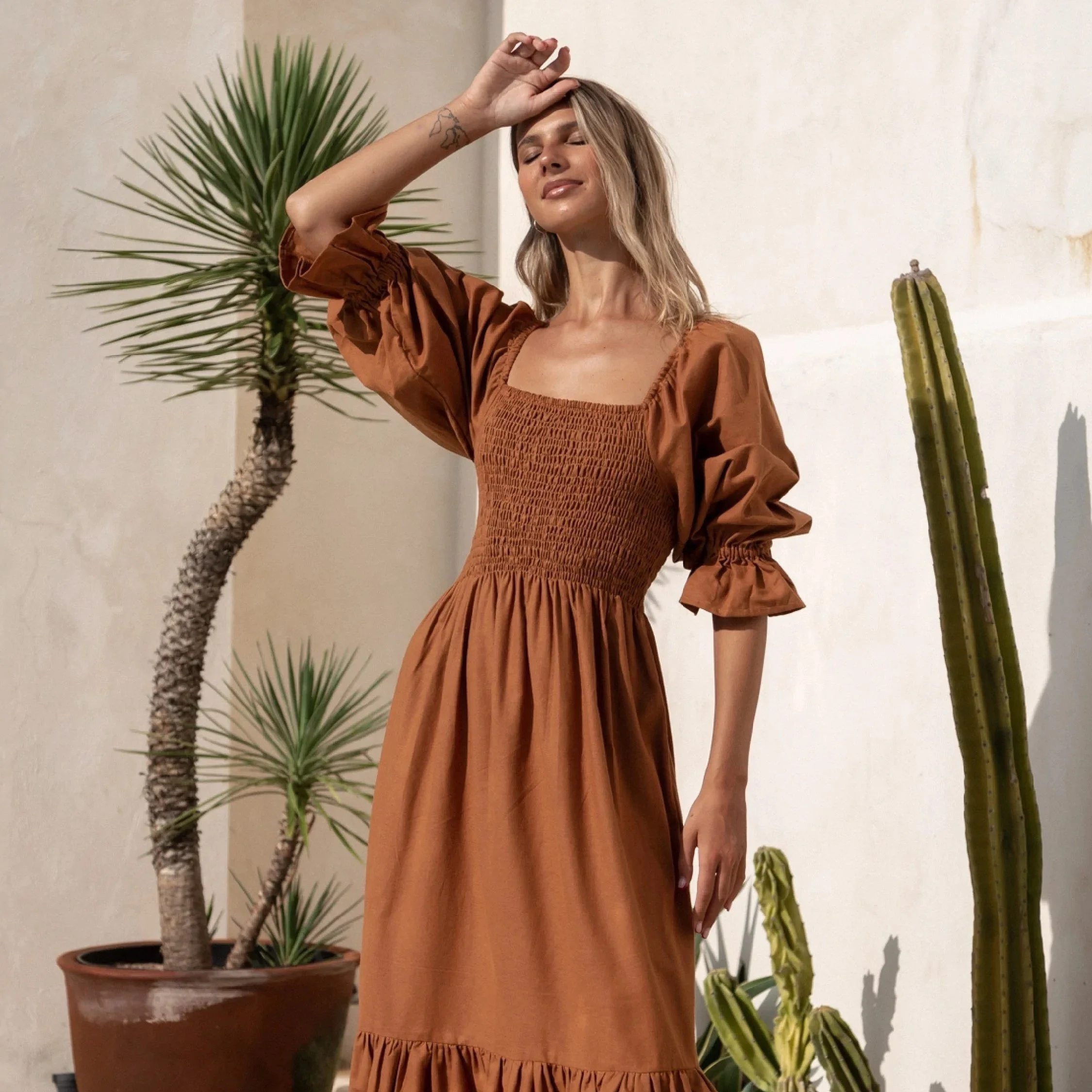 Handmade, Fair-trade, Organic Linen dresses