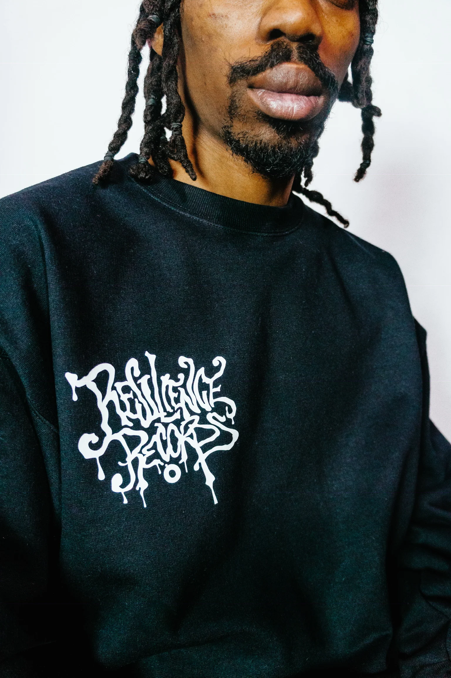 'BLACK UP' Mens Crew Neck