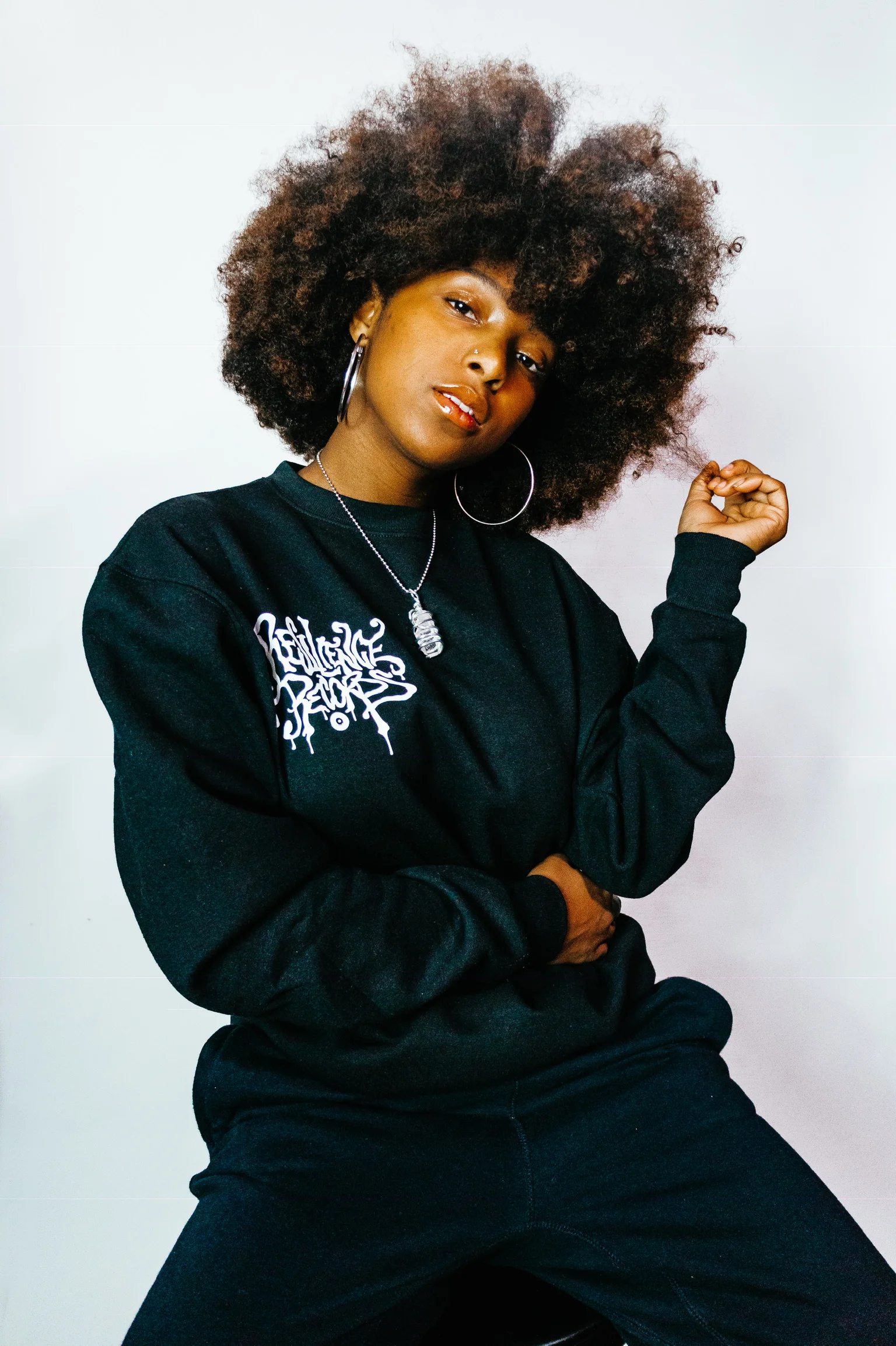 'BLACK UP' Women's Crew Neck