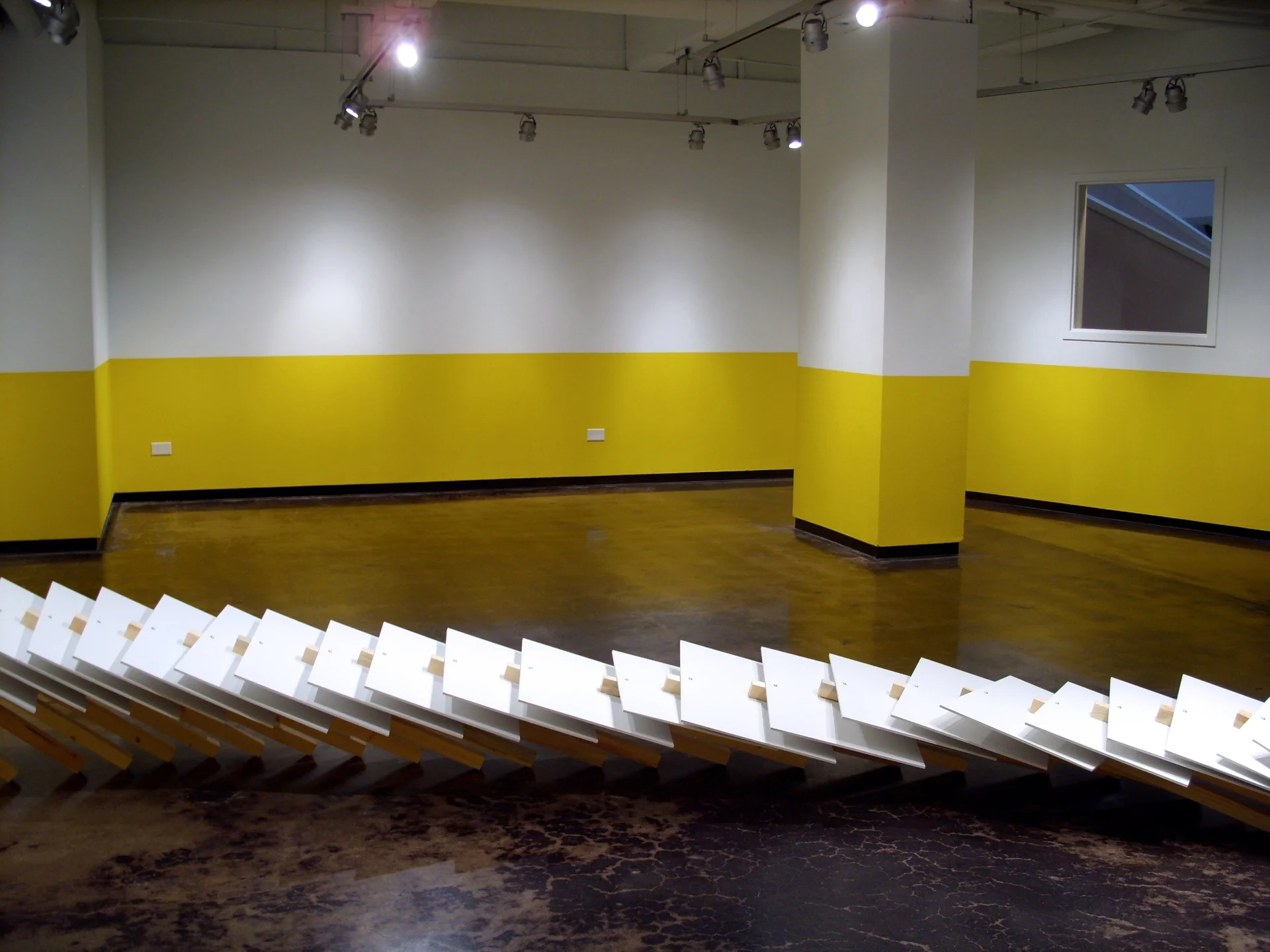 The Shift From Green and the Quietude of the Swallowing Ground , 2008 Video Installation