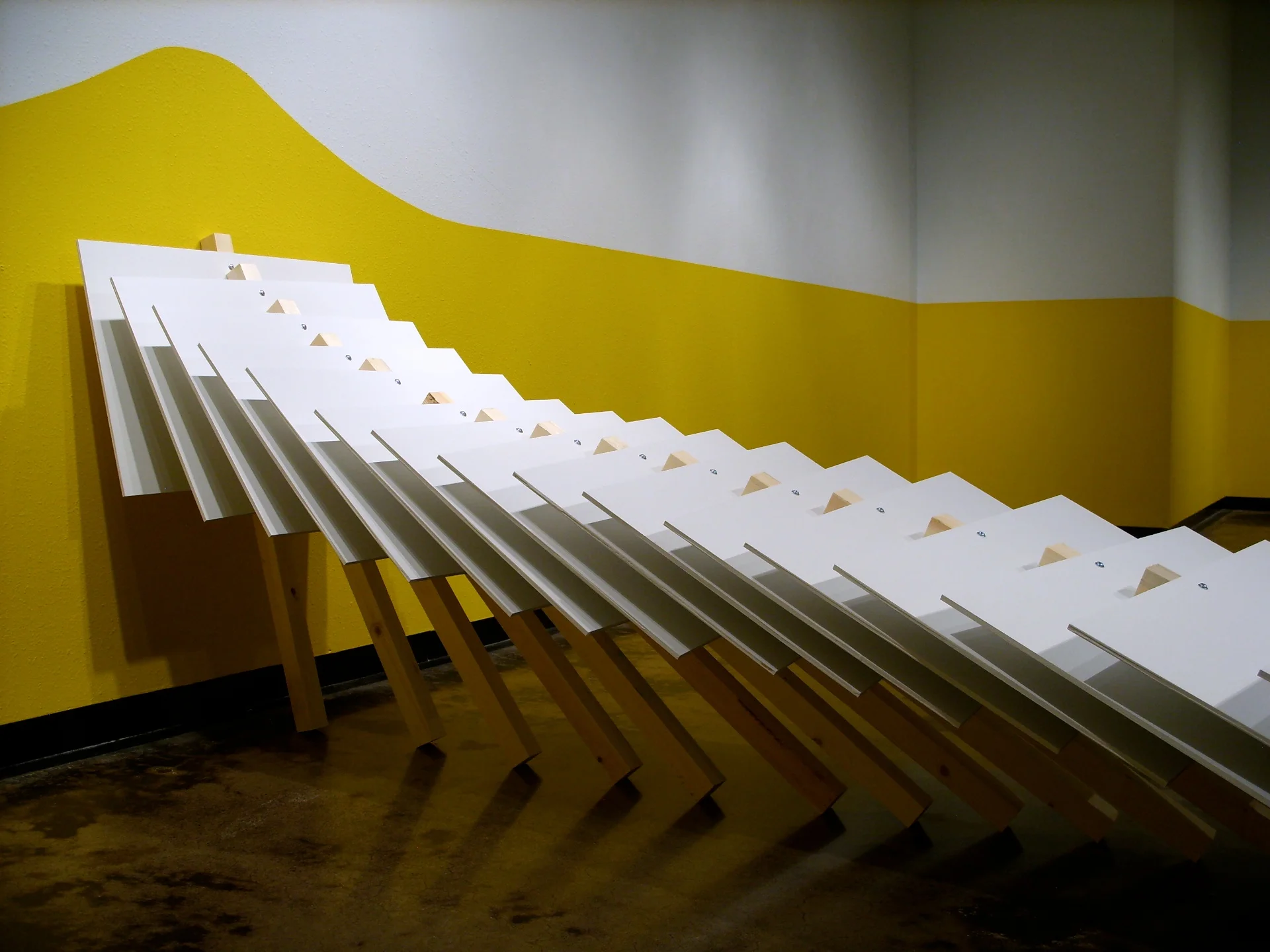 The Shift From Green and the Quietude of the Swallowing Ground , 2008 Video Installation