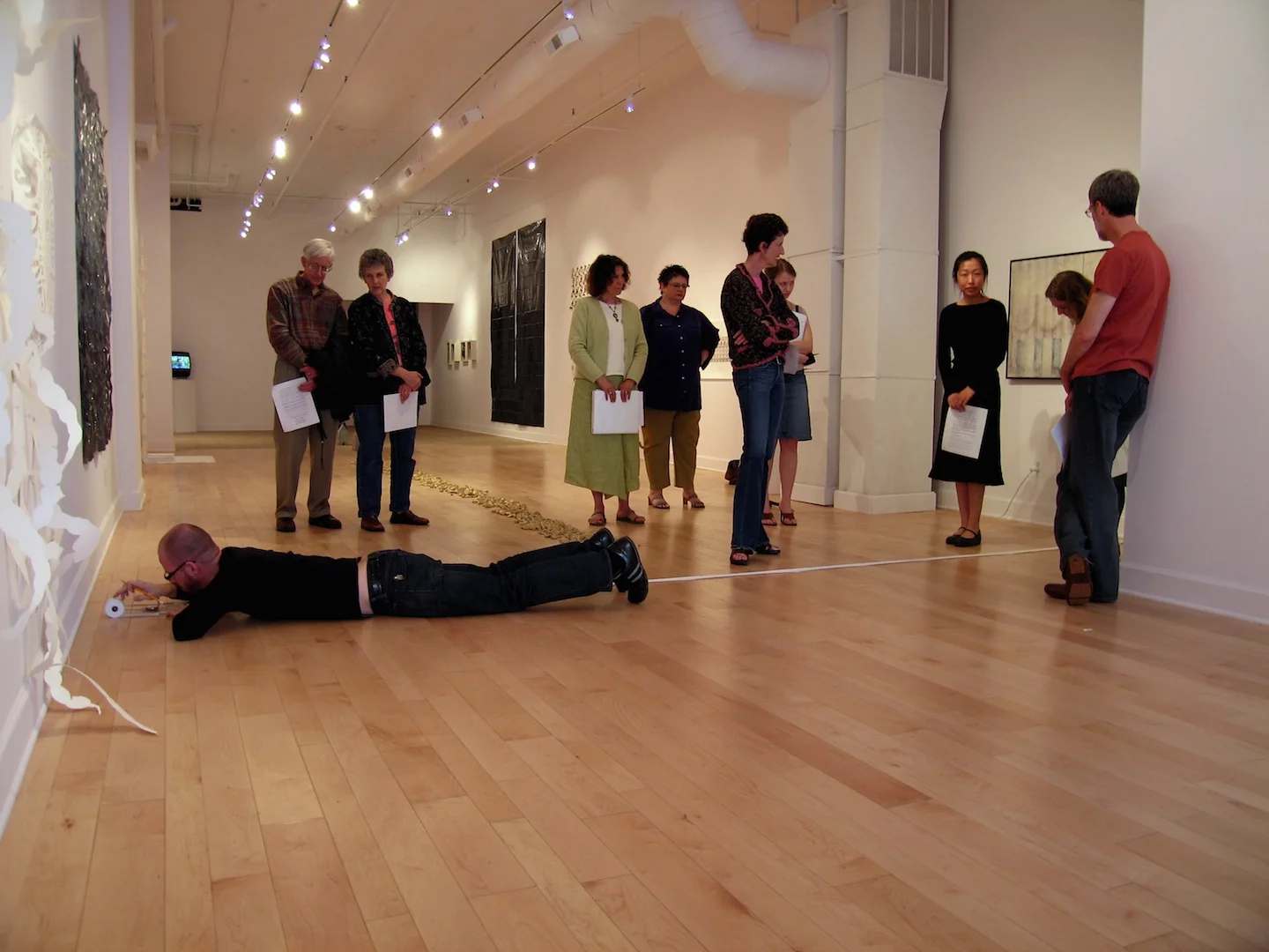 Slow Measured Crawl II , 2006 Performance Art