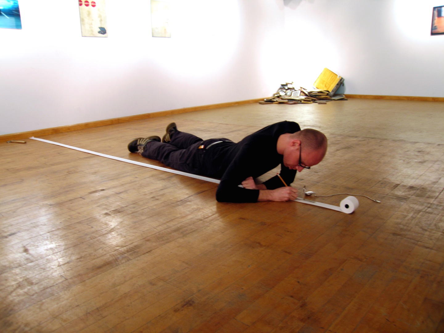     Slow Measured Crawl I , 2005  Performance Art  