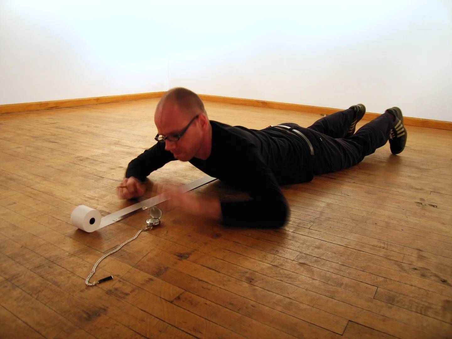 Slow Measured Crawl I , 2005 Performance Art