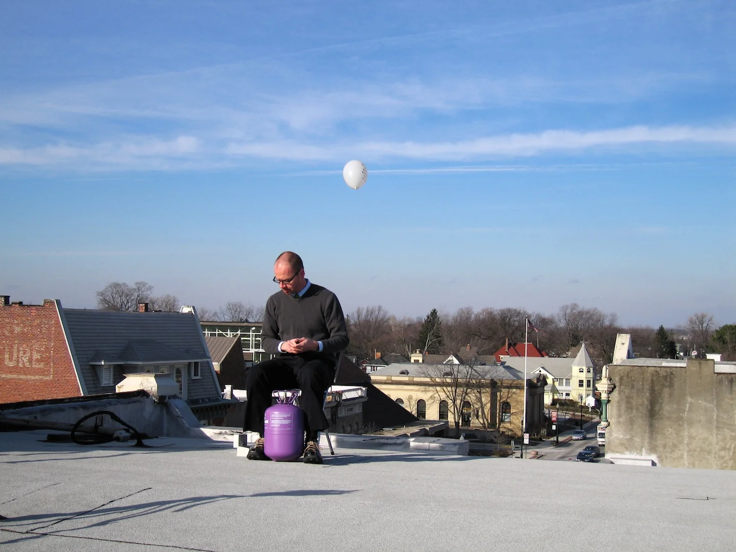 Studio Roof Transmitter, 2004 Performance Art