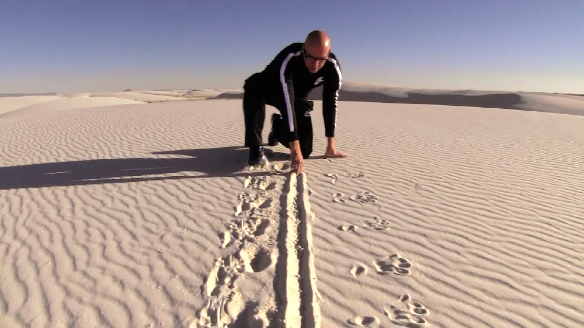 Draw A Line So Long It Can't Be Wrong , 2014-2015 From the series: The Black Tongue Lexicon Performance Art Video Still