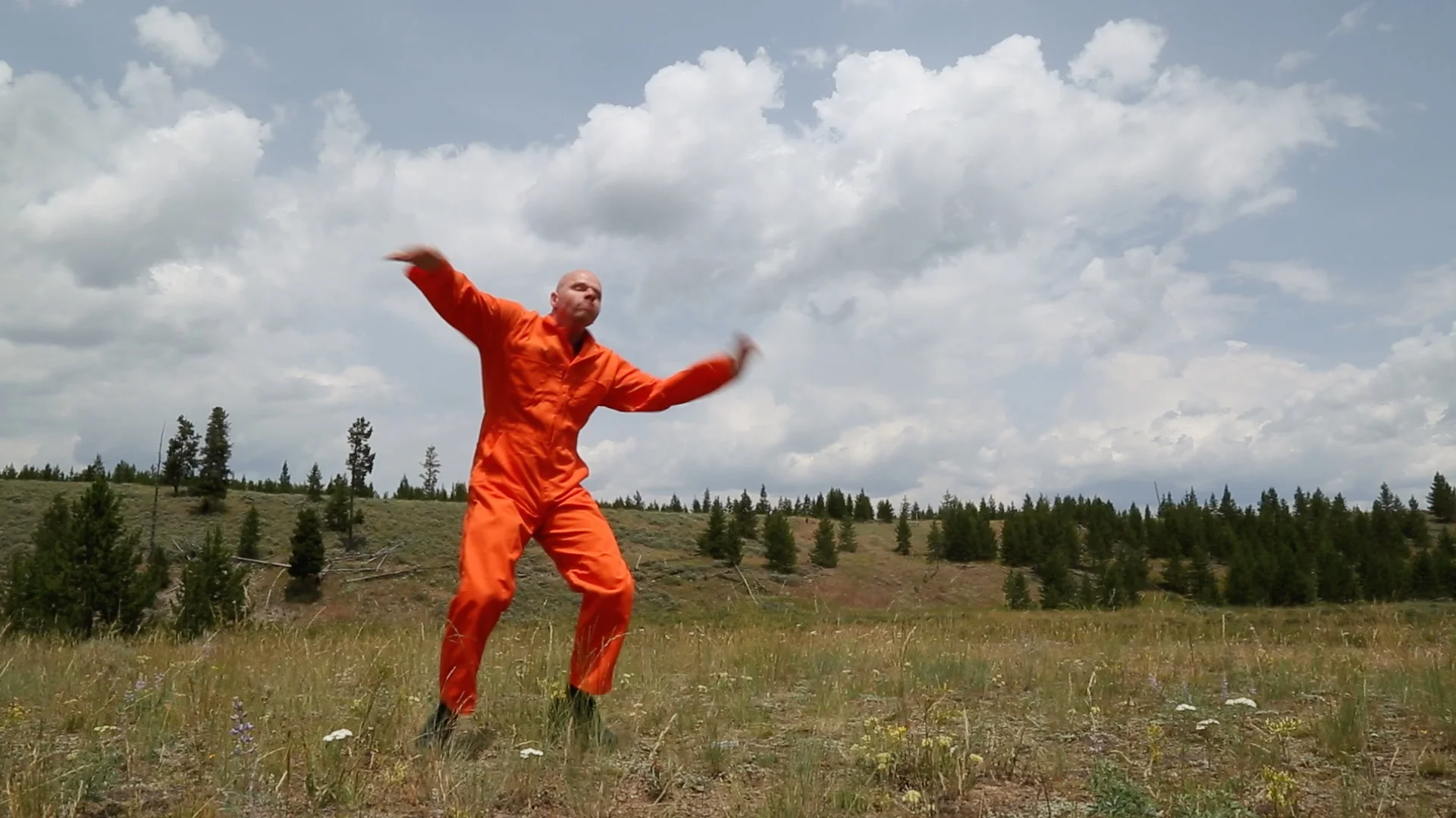 Idyllic (I Cannot Evaporate) , 2010-2015 From the series: Supralingual/Sublingual: The Tongue is the Terrain Performance Art Video Still
