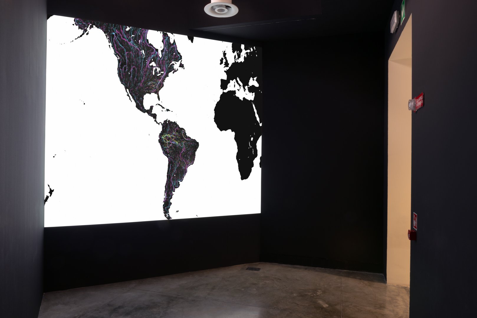    The Corridor: Climate Change, Border Permeability, and Ecosystem Resilience , 2021  Gary Setzer &amp; Dan Majka Three-channel video installation and sound 