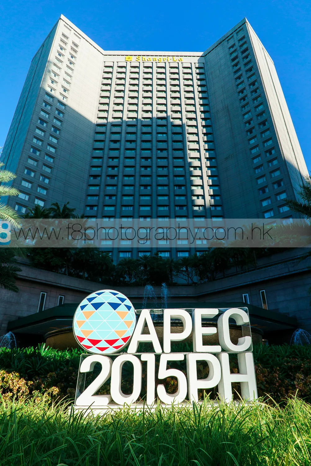 the host venue of the APEC Summit 2015 - Makati Shangri-La Hotel, Manila, Philippines.