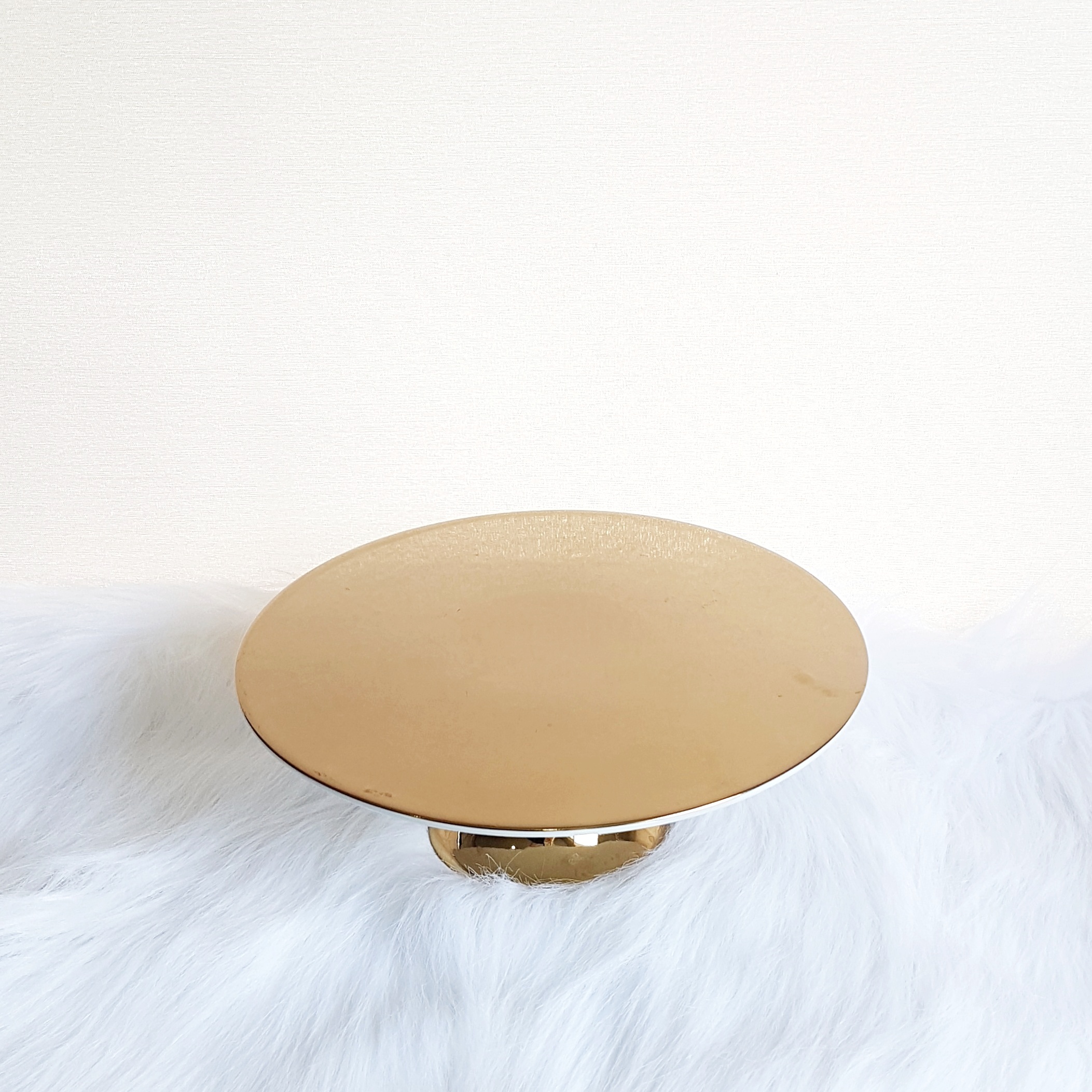 Gold Cake Stand 11" - 2 available $10