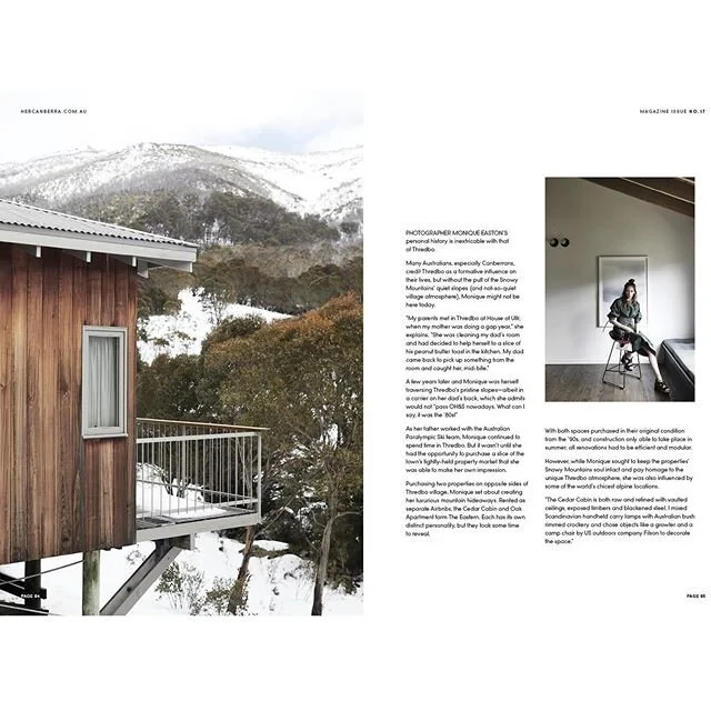 A couple of months ago we were lucky enough to be featured in @hercanberra they did a beautiful job of telling the backstory of The Eastern and how I got my start in Thredbo.

For all of you who haven&rsquo;t met me... I&rsquo;m Monique and I&rsquo;v