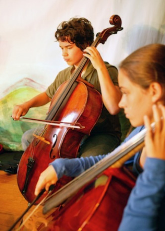 Middle school string ensemble