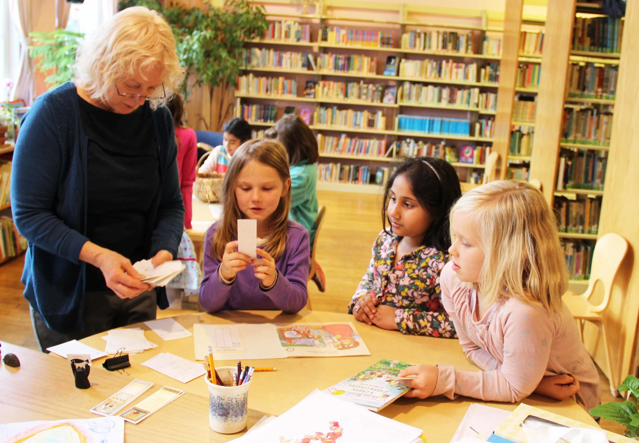 The WSL library is an oasis of light, literacy and learning.