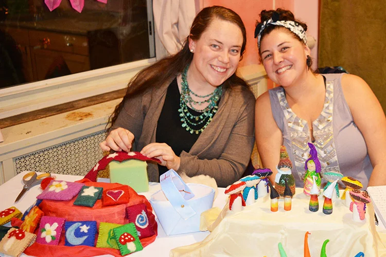 The PCA Community Room offered a beautiful array of homemade crafts.