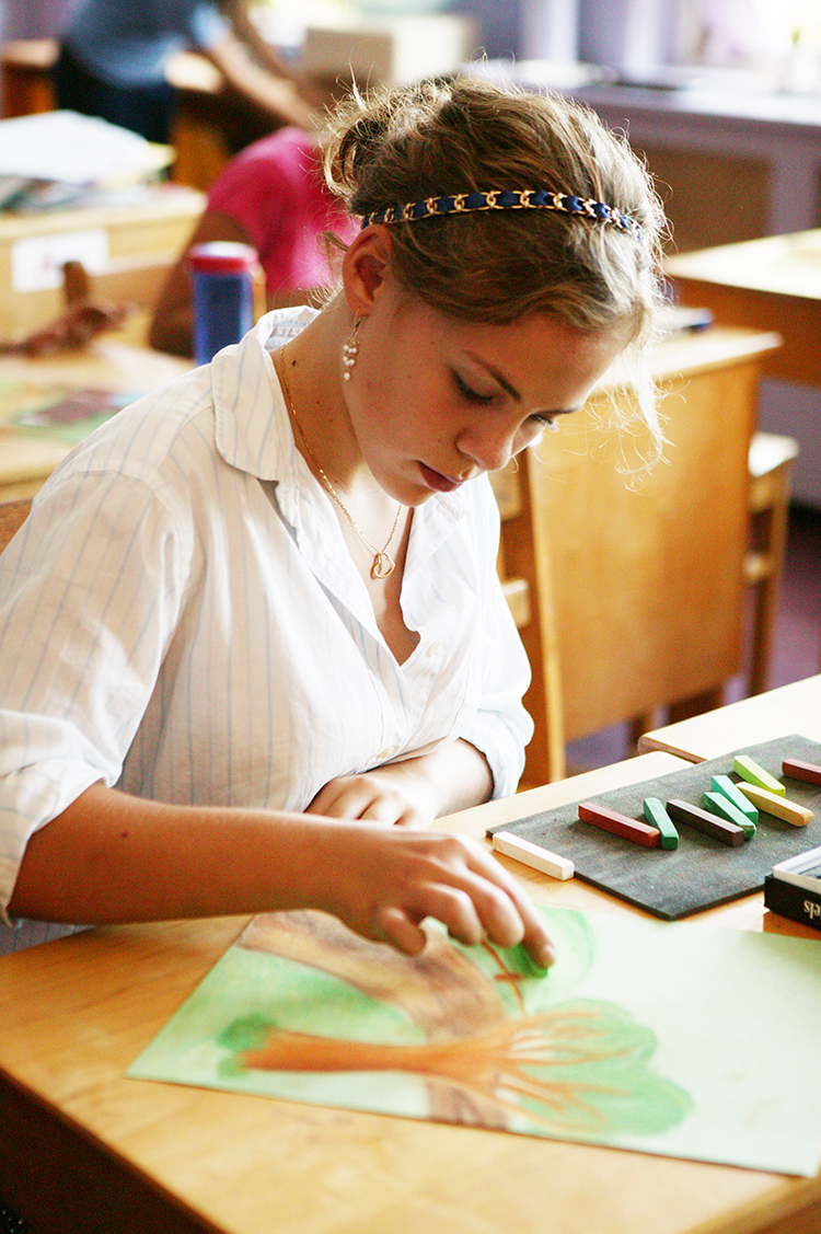 Students graduate from the Waldorf School of Lexington having learned a full spectrum of artistic media and techniques.
