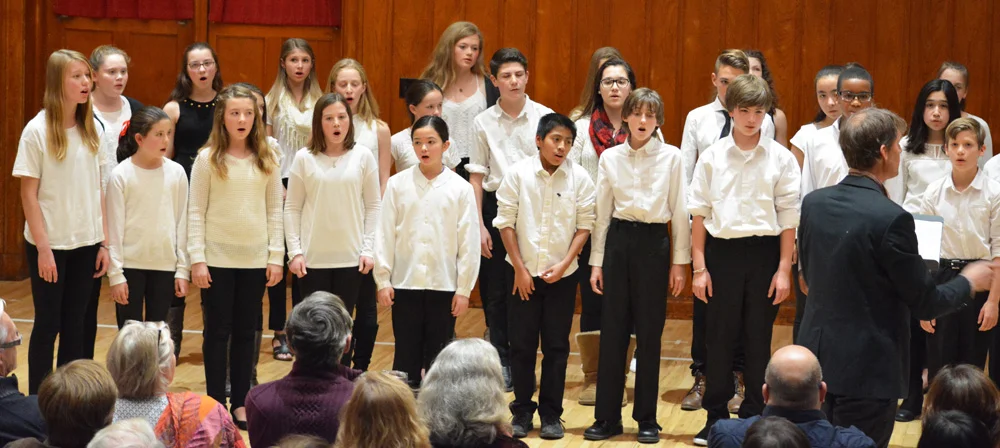 Thanks to Chorus Teacher Chris Eastburn for rigorously preparing and supporting our students!