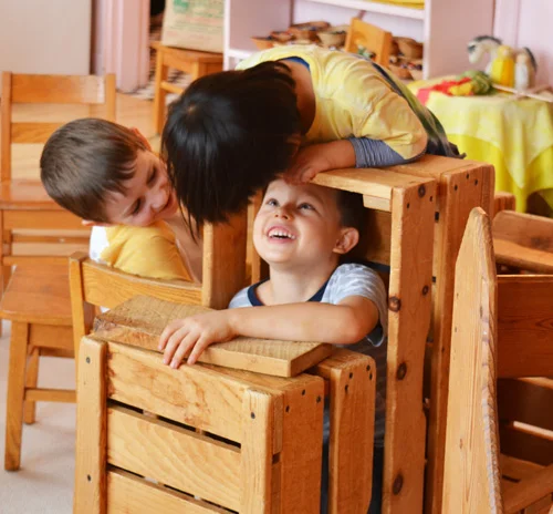 Waldorf nursery and kindergarten classrooms buzz with the energy of children at play, exercising their growing capacities for initiative, collaboration, problem-solving, and of course, engineering!