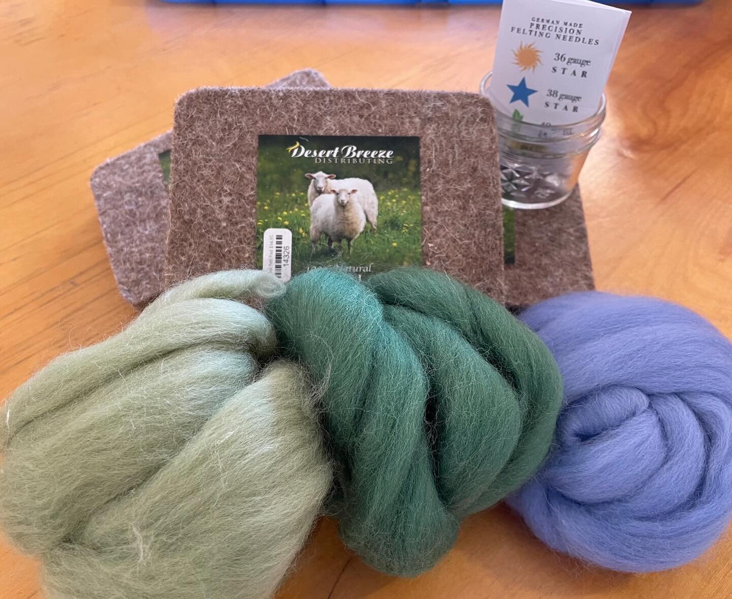 New all wool pads have arrived to make your Needlefelting even friendlier!  Stop in at Homespun and see them in person. 
-
-
@homespunwaldorf @waldorfschooloflexington #needlefelt #needlefelting #handwork #naturalmaterials #woolygoodness #shopsmall #