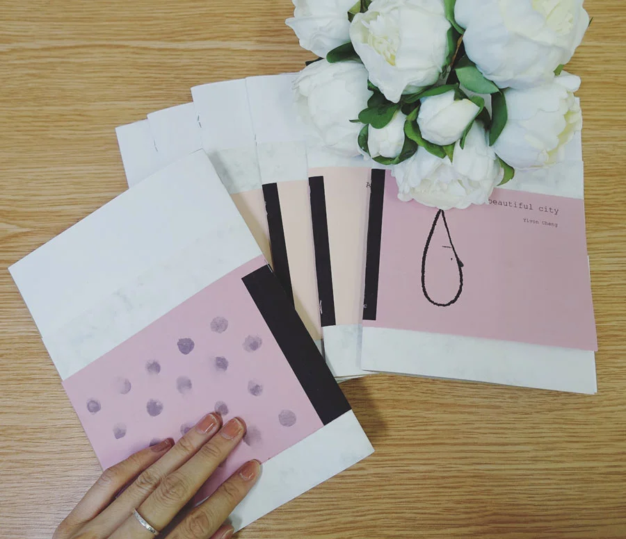 The front and back cover of the zine
