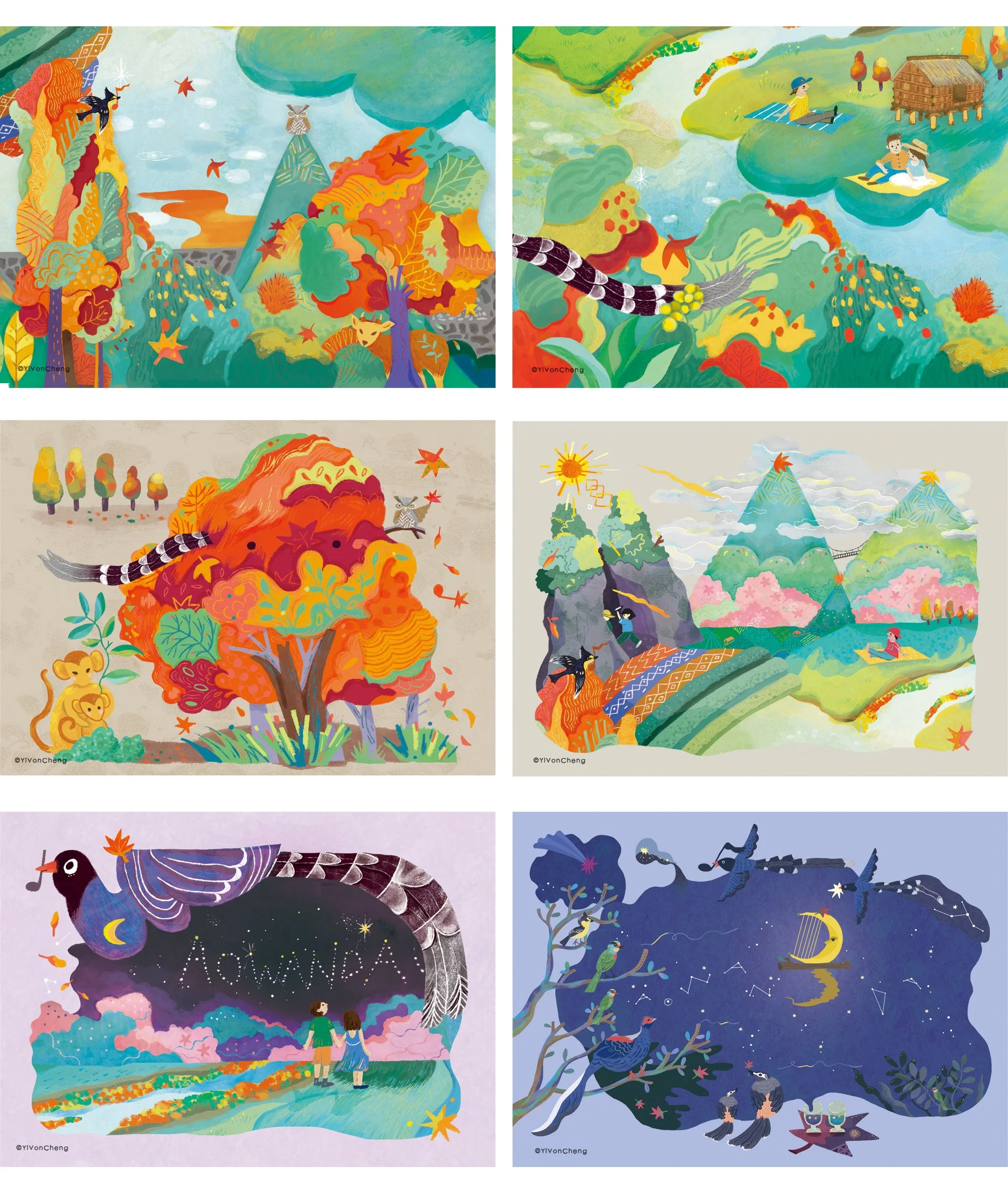 postcard design