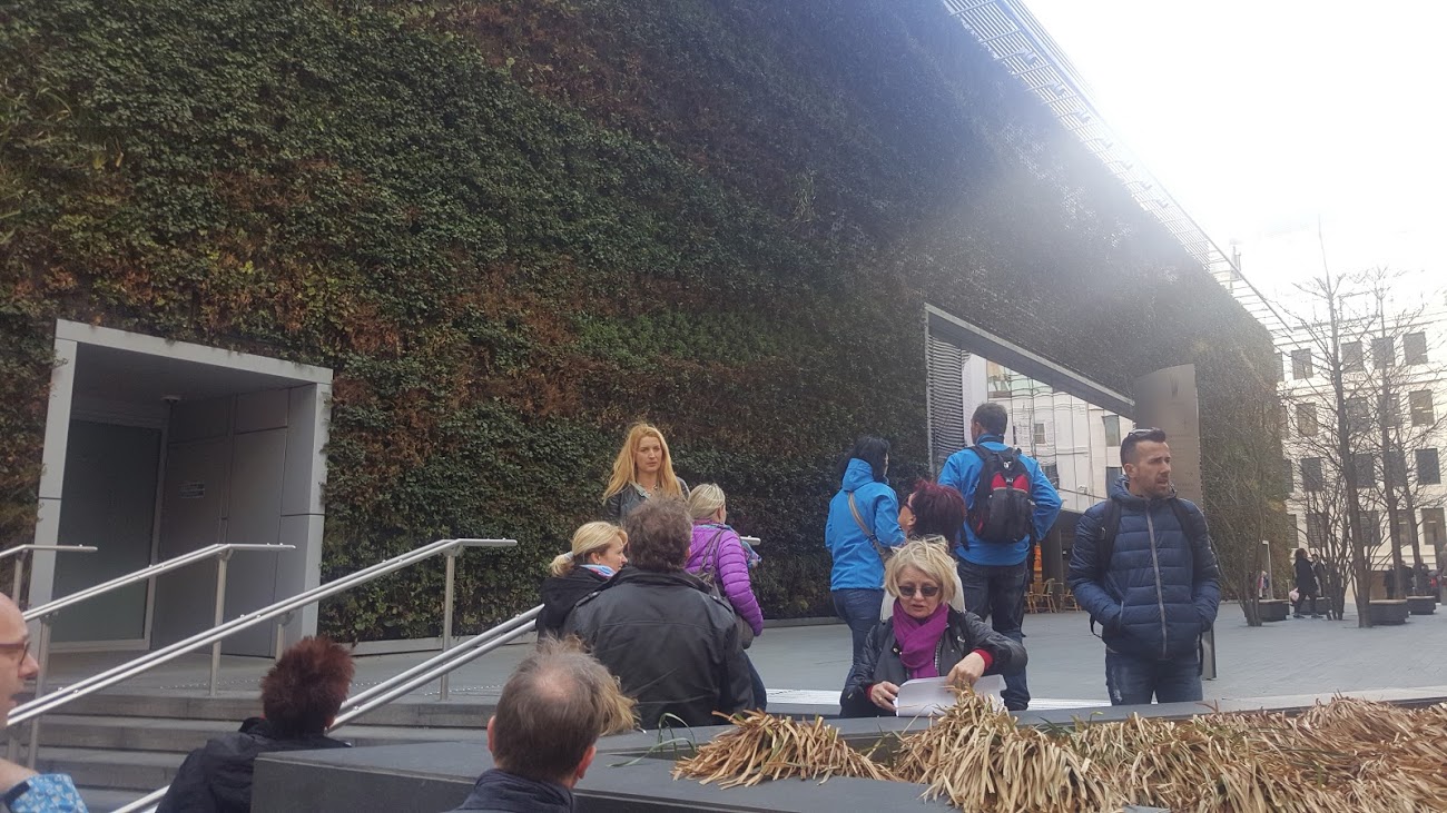 Biotecture - 20 Fenchurch Street EC3M 3BY. Huge green wall oposite The Sky Garden in London - Walkie Talkie building 
