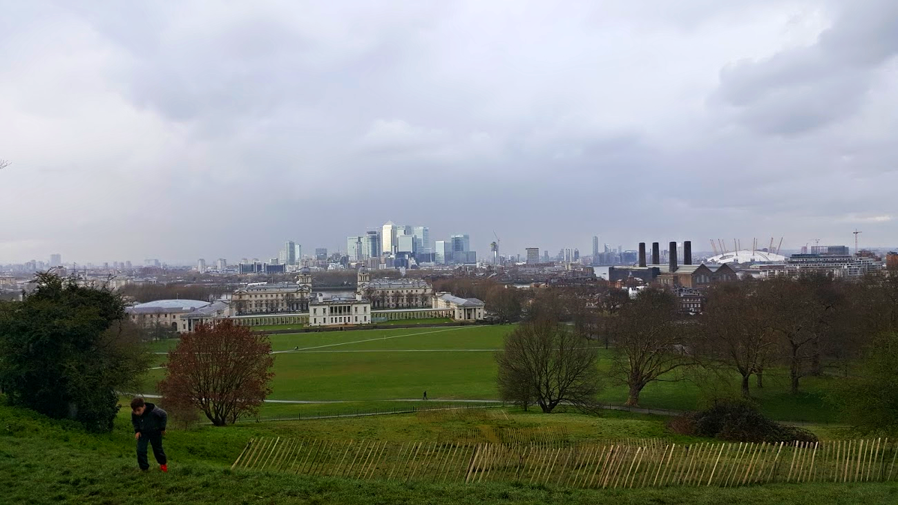 View from the Greenwich planetarium