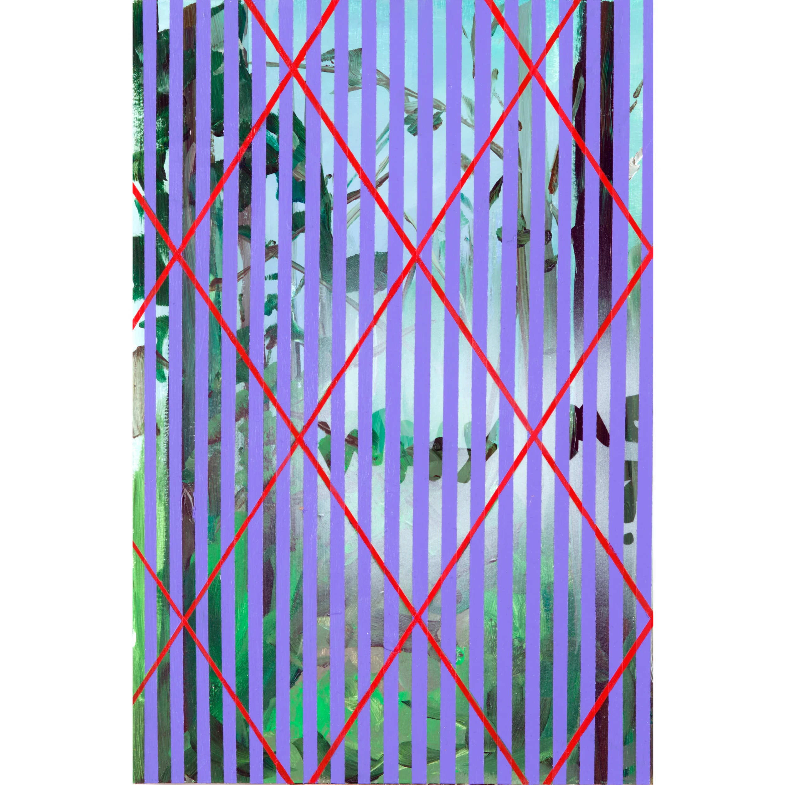 Why Me? , Acrylic on Hand Cut Sheetrock, 15 x 10 inches, 2014. Private Collection.