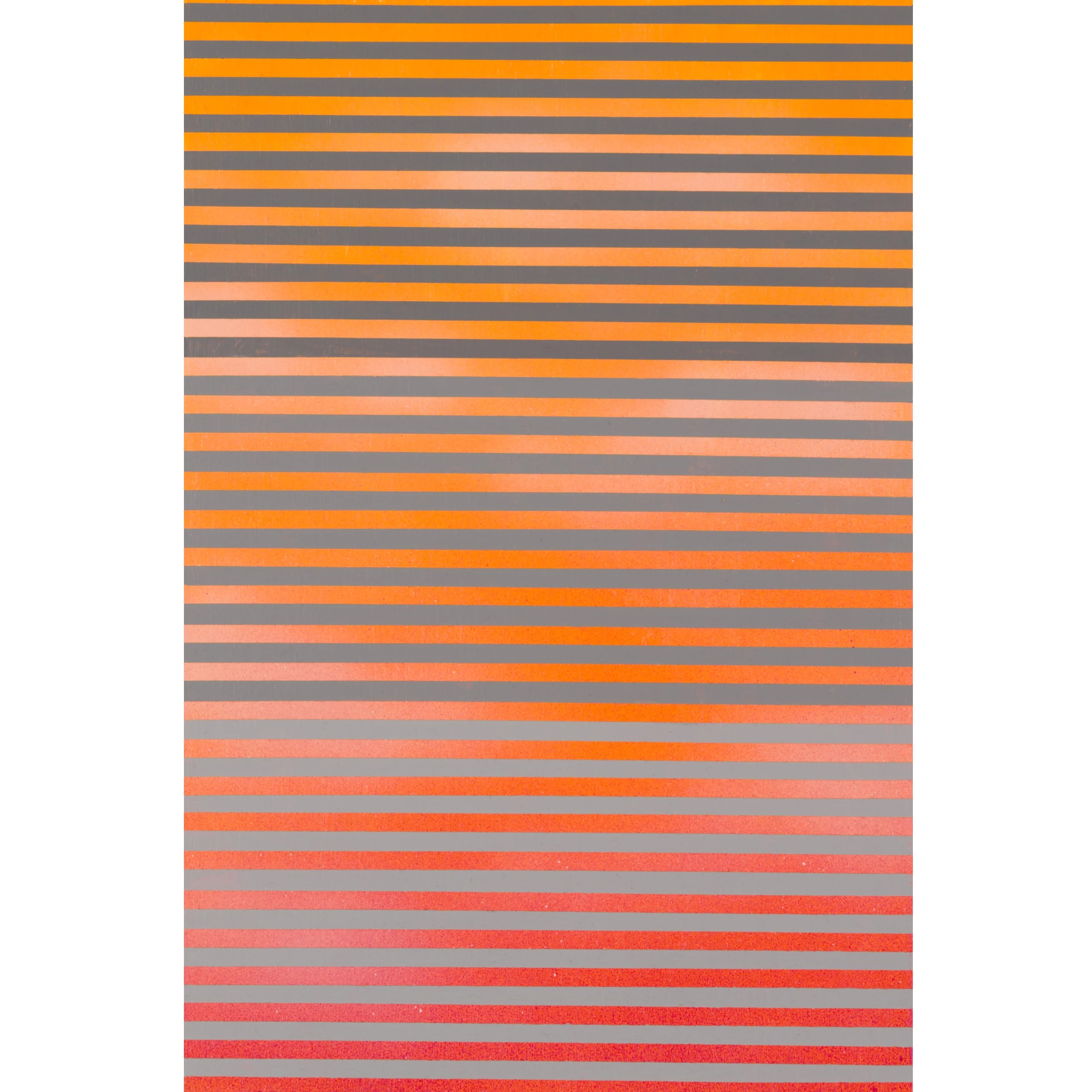 Orange Sky , Acrylic on Hand Cut Sheetrock, 15 x 10 inches, 2014. Private Collection.