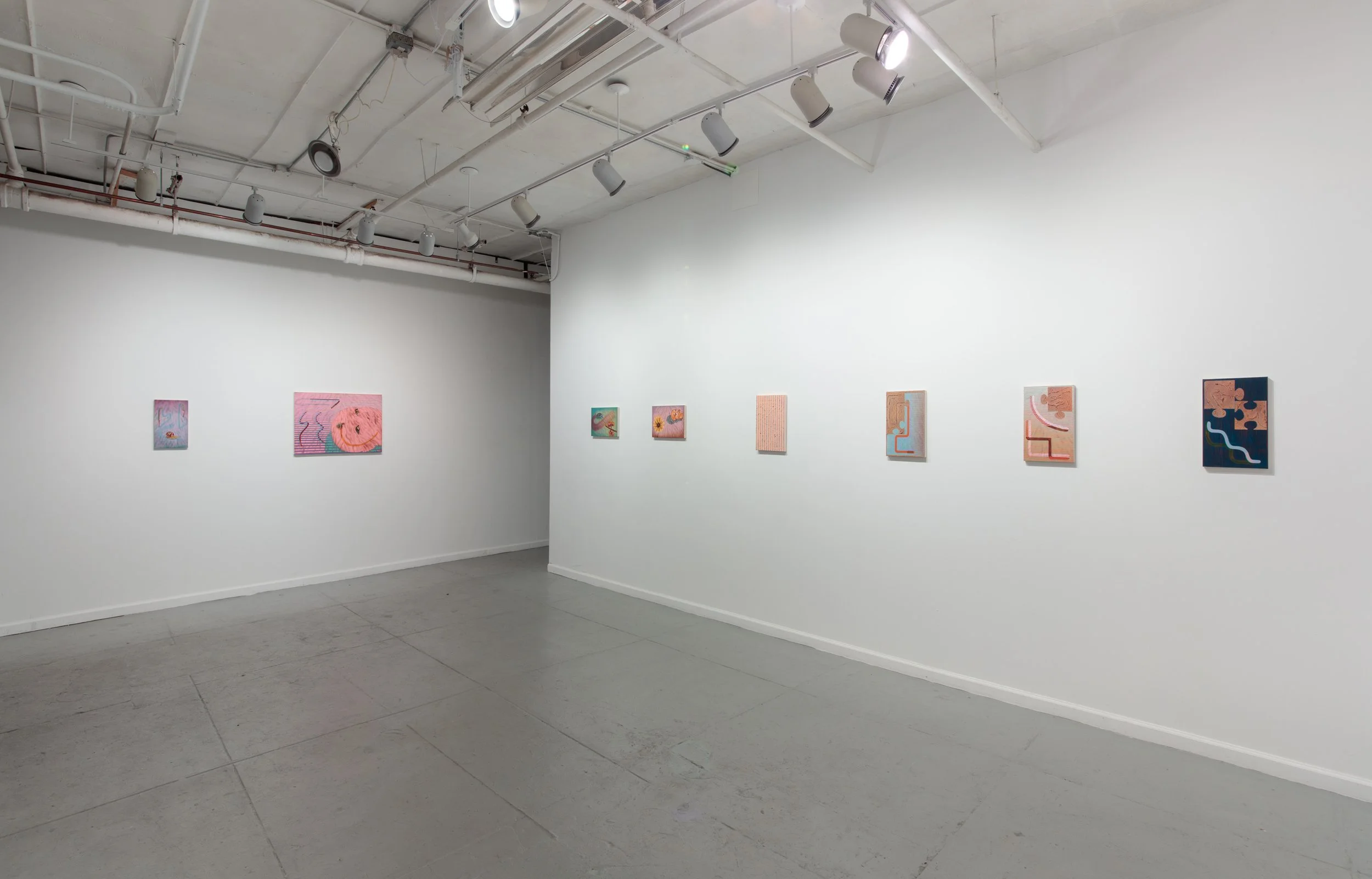 Blue Tomorrows installation view