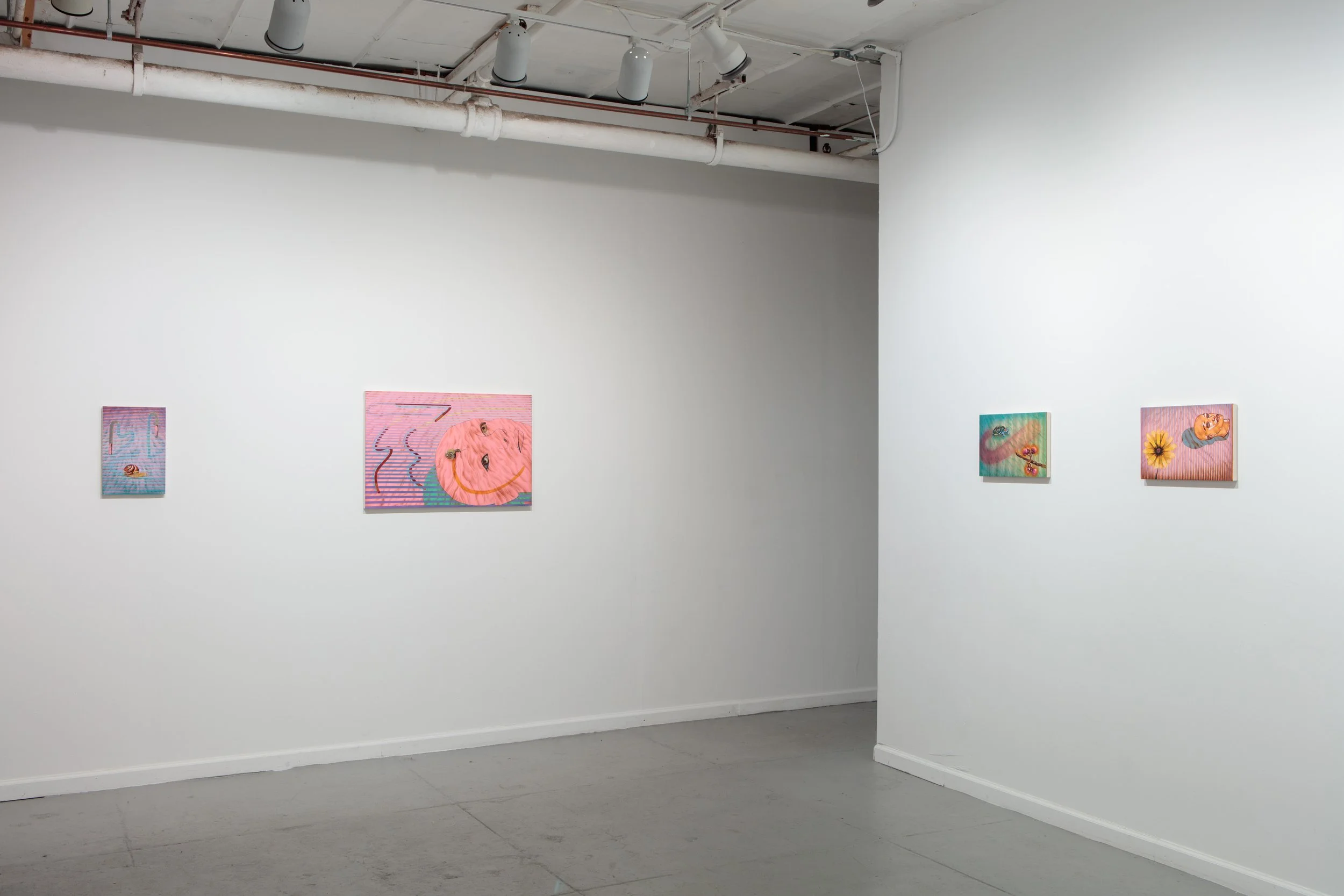 Blue Tomorrows installation view
