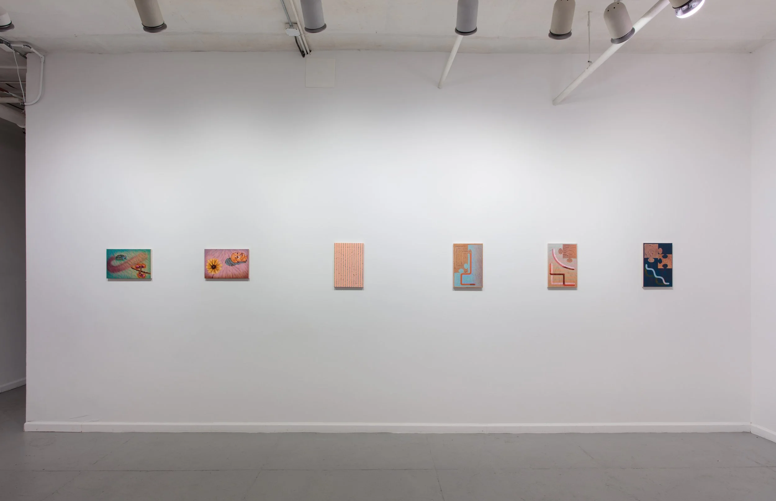 Blue Tomorrows installation view