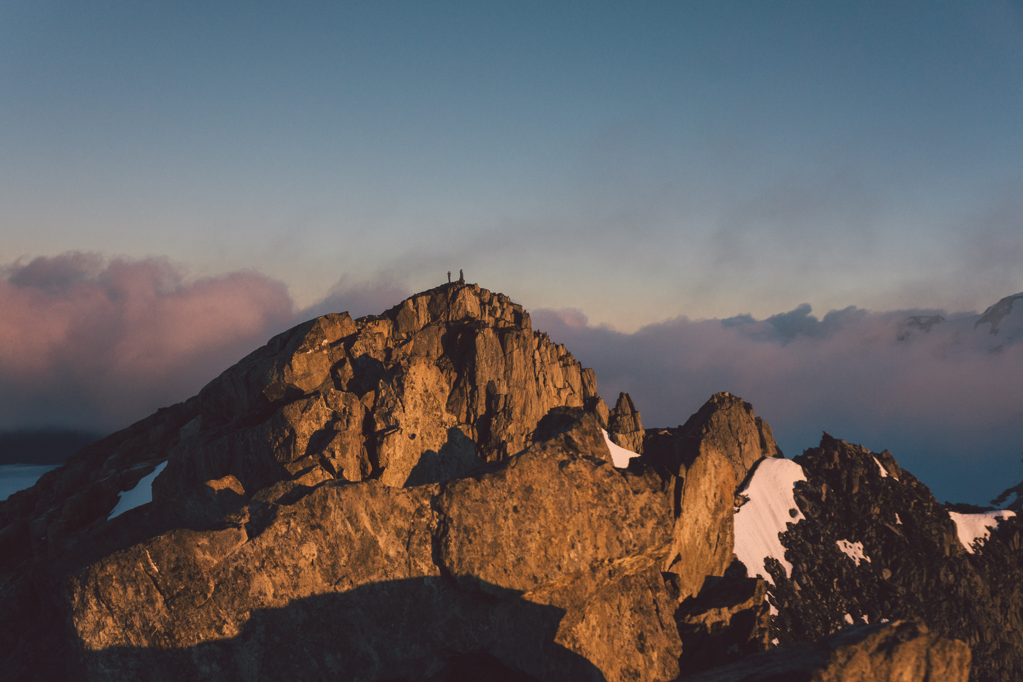 Levi on top of mount armstrong. 