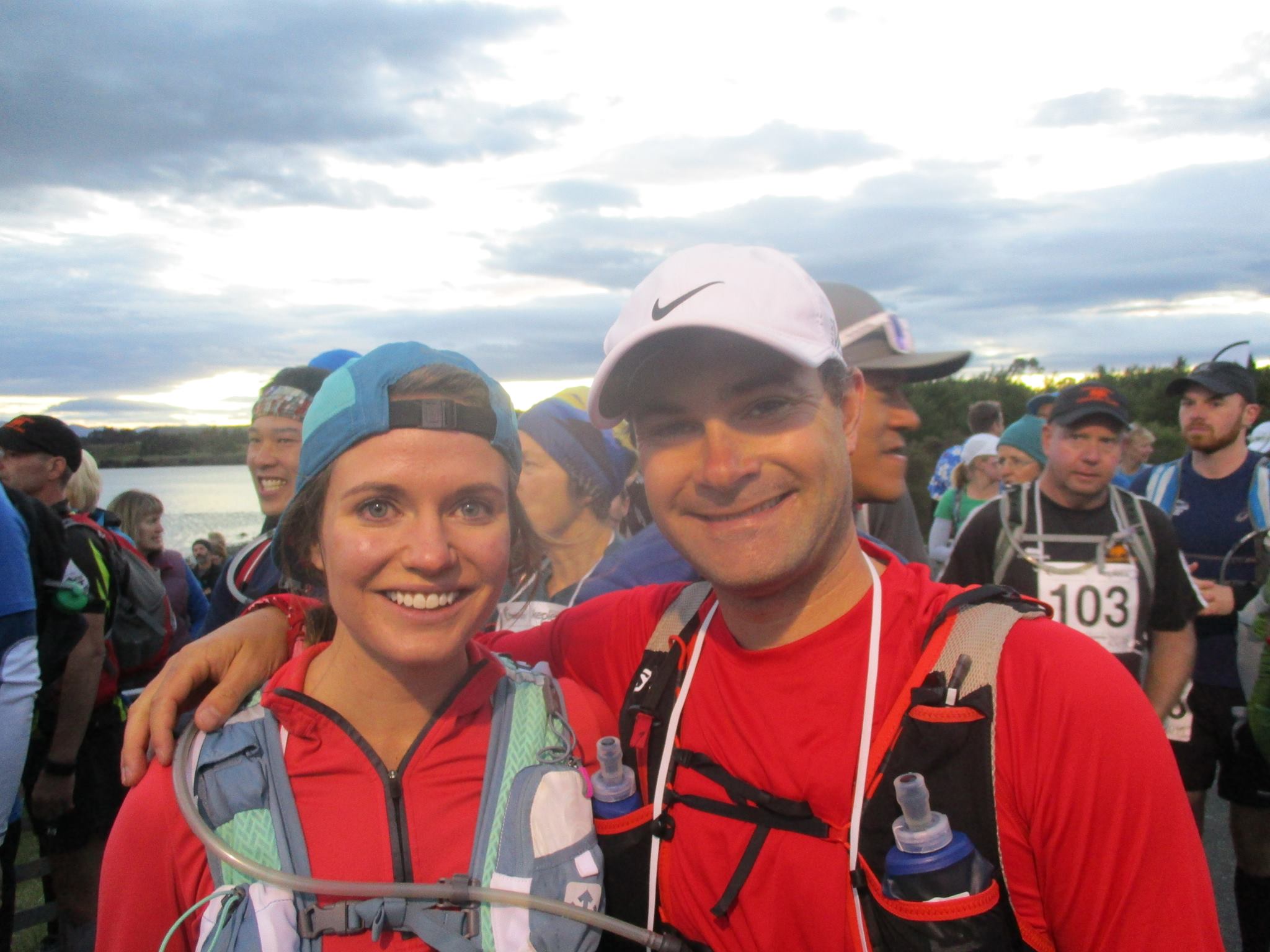 Pre-race photo with Mark
