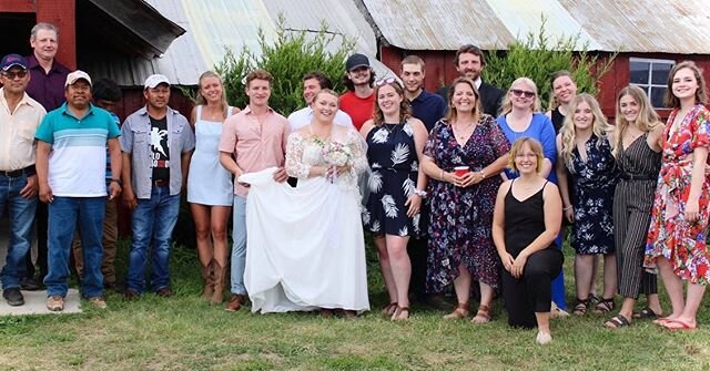 The one where Trenton &amp; Kelsey got married. 💍💕!
.
.
.
. It was a wonderful day. Thank you to everyone for the best wishes and kind words! .
.
.
. The Coops Crew cleans up pretty good eh? .
.
.
. #cooperscsafarm #callthemthecoopers