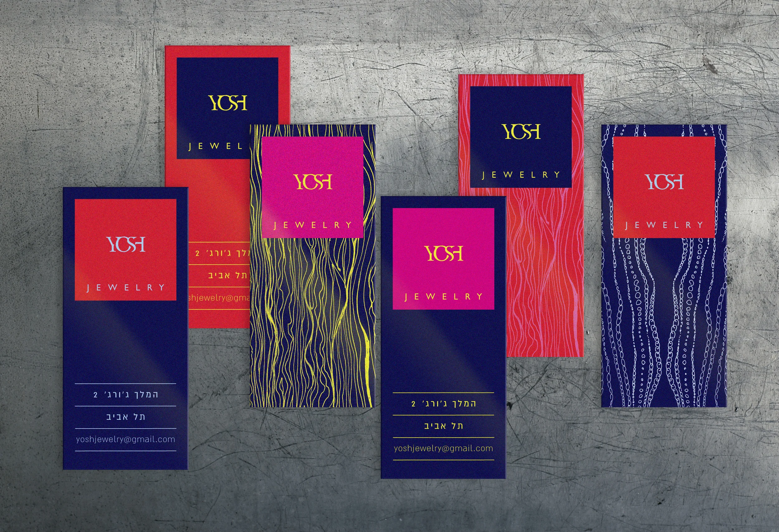 Yosh Jewelry - business card