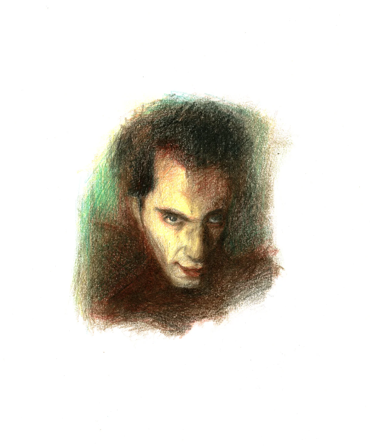 Henri, 2003, colored pencil on paper, 210x297 mm