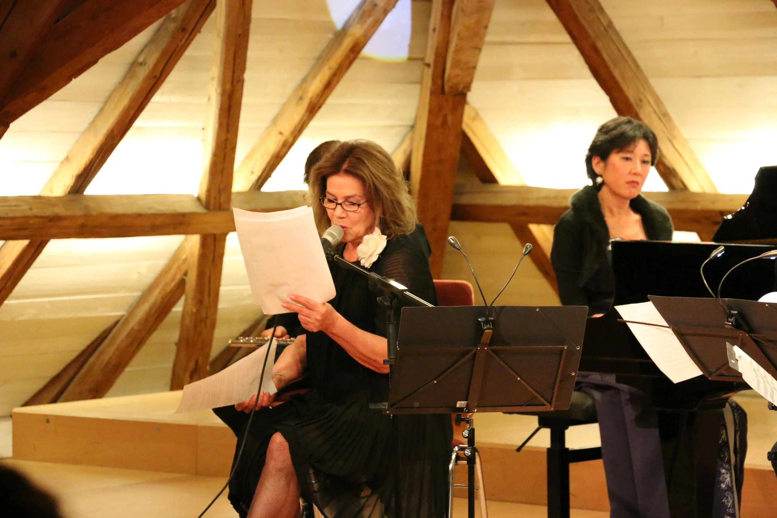 Der erste Abend mit Hannelore Elsner und Fumiko Shiraga