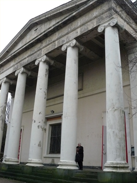 An imposing entrance indeed!