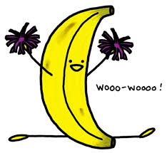 Bananas are the happiest fruit.