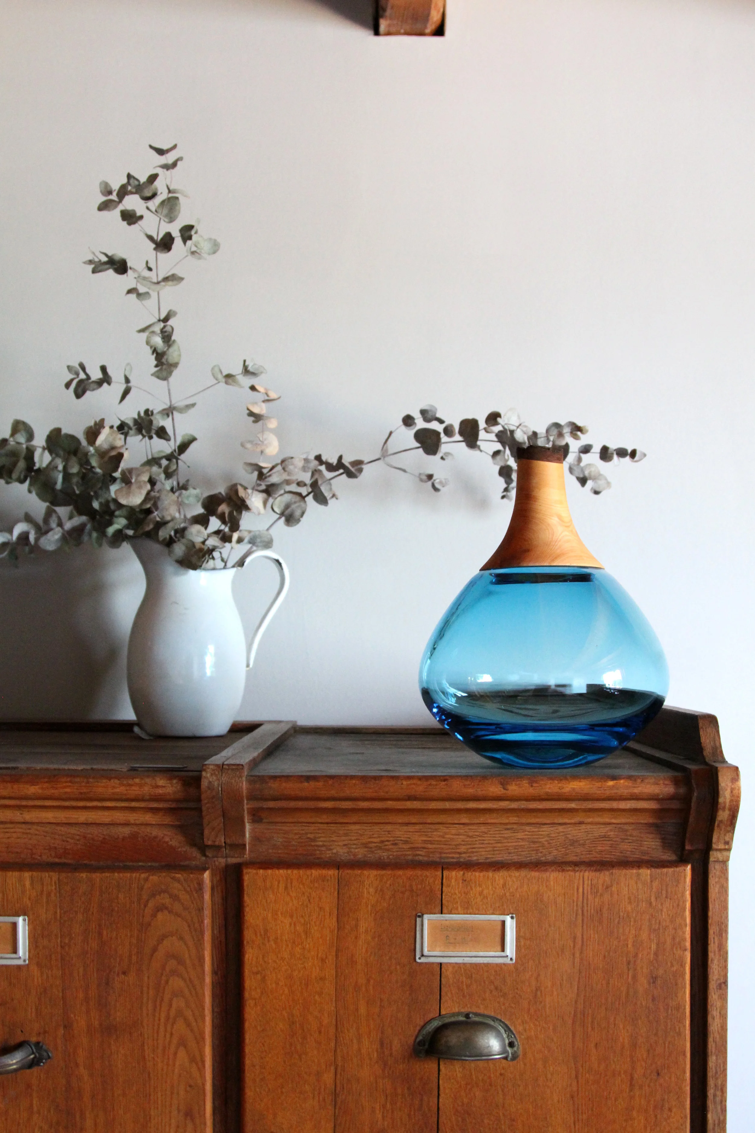 Pisara Small Turquoise on Chest of drawers.jpg