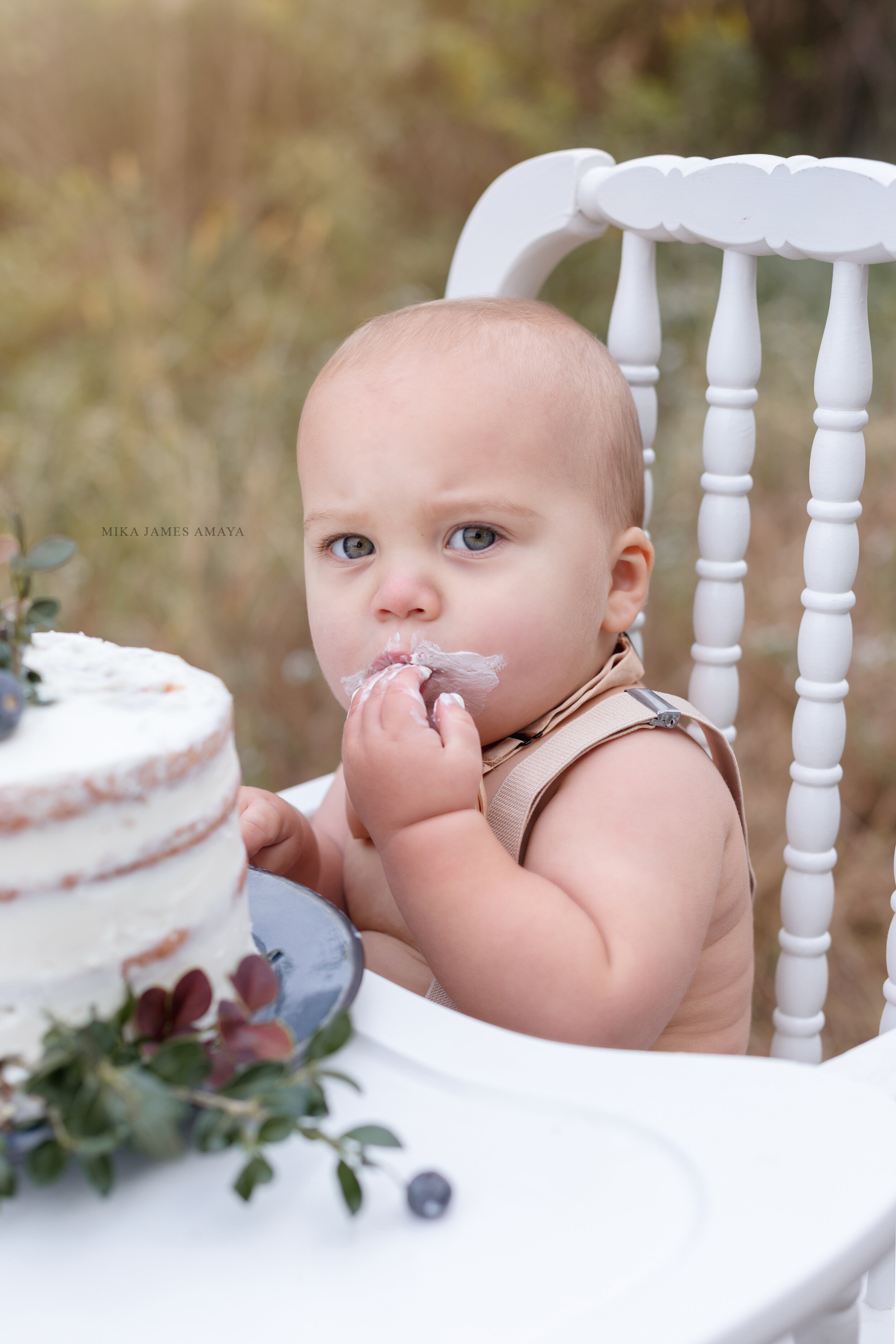 Raleigh Cake Smash Photos of an Adorable Little Boy Mika James Amaya