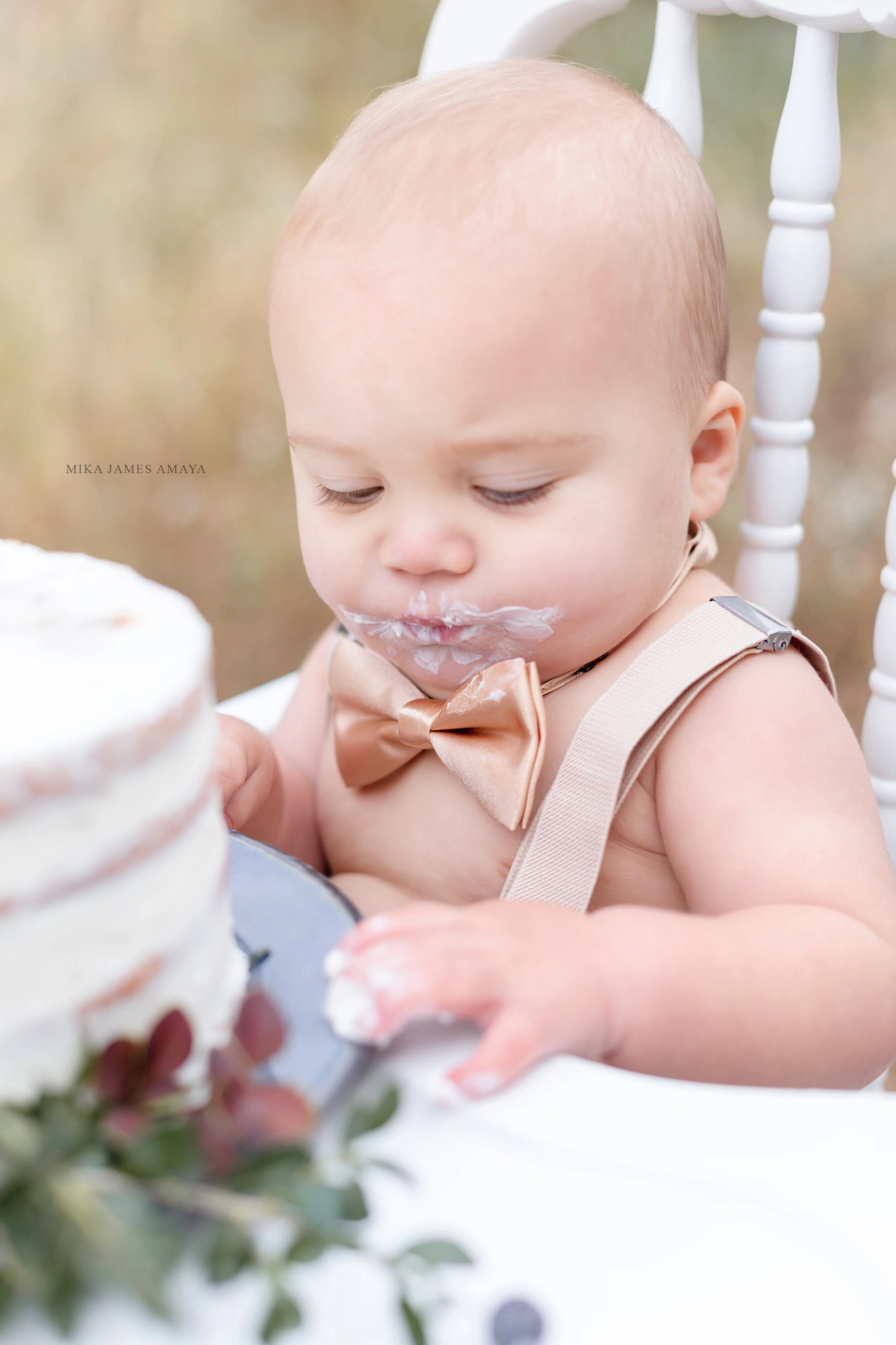 Raleigh Cake Smash Photos of an Adorable Little Boy Mika James Amaya