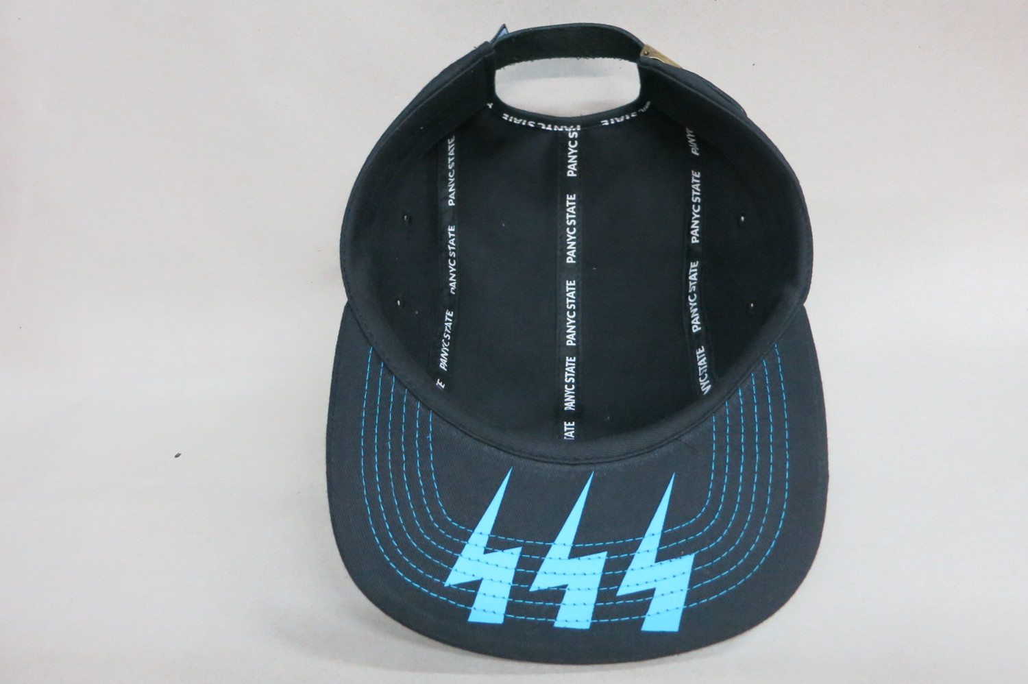 The Limited Edition 3 Bolts 5 Panel Hat - Black/Teal — PANYC State |  Creative Lifestyle Apparel