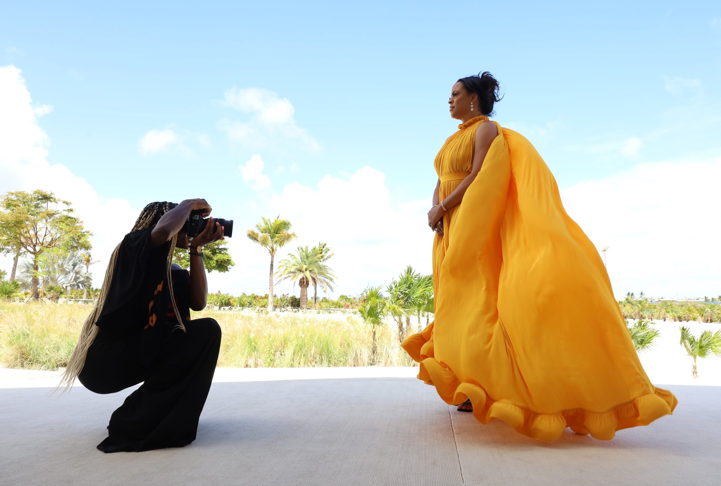  Flo shoots for Essence Magazine in Anguilla (May, 2022) Photo: Michael Tamzil. 
