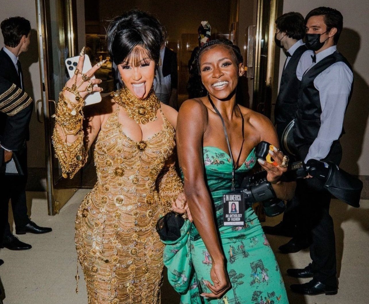  Cardi B and Flo at the 2022 MET Gala. 