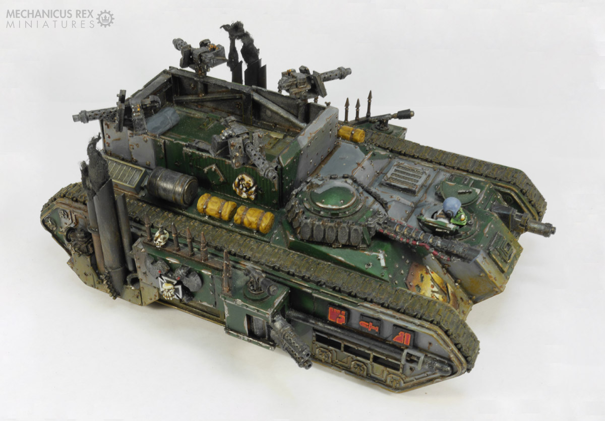 Blood Axe Battlwagon based off several IG Chimera kits