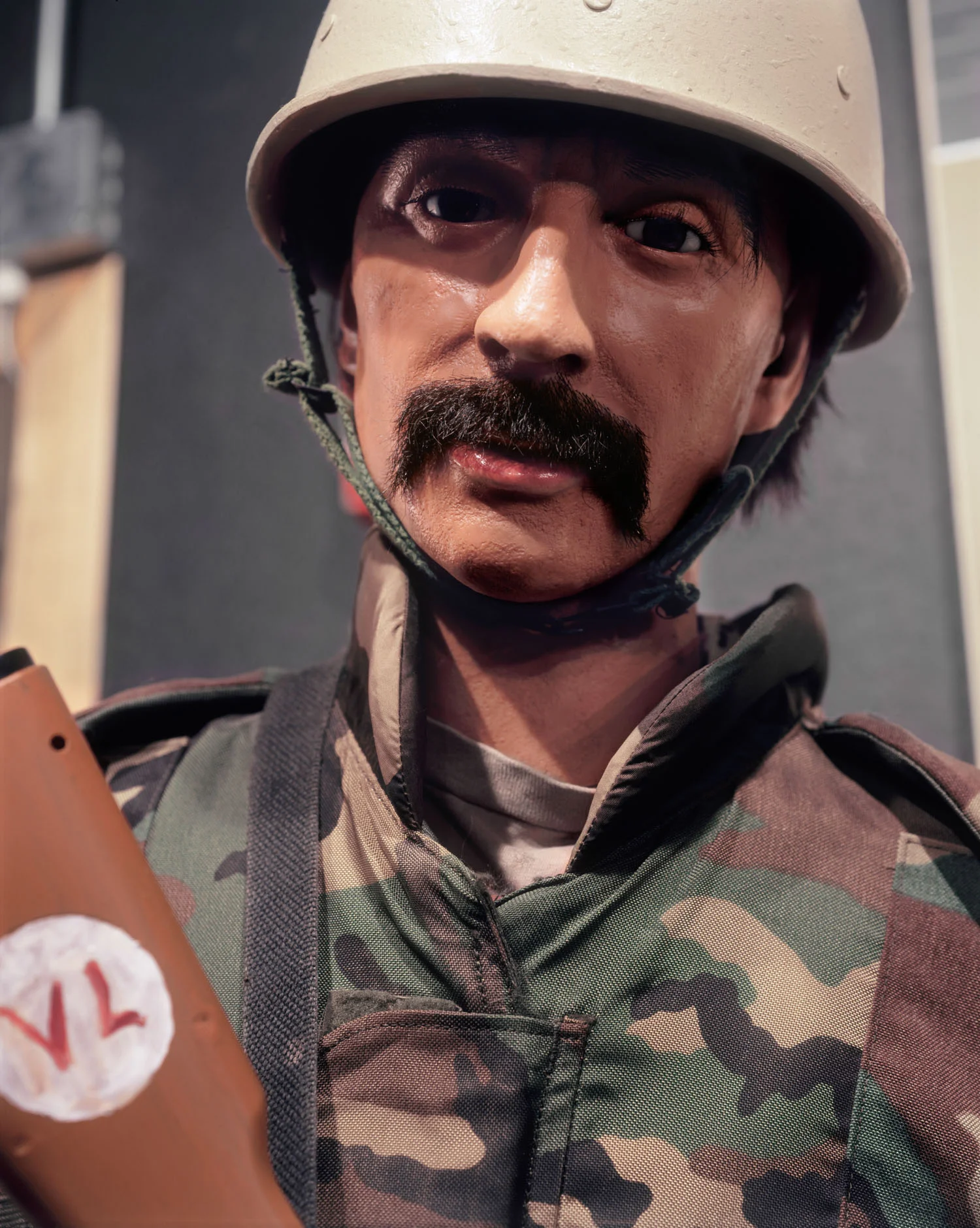 Iraqi Policeman, Fort Hood, TX , 2008, Pigment print, 40" x 30"